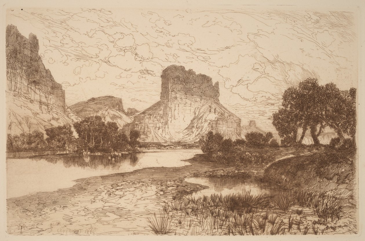 Green River, Wyoming-territoriet af Thomas Moran