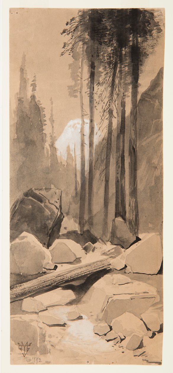 I Yosemite Valley af Thomas Moran