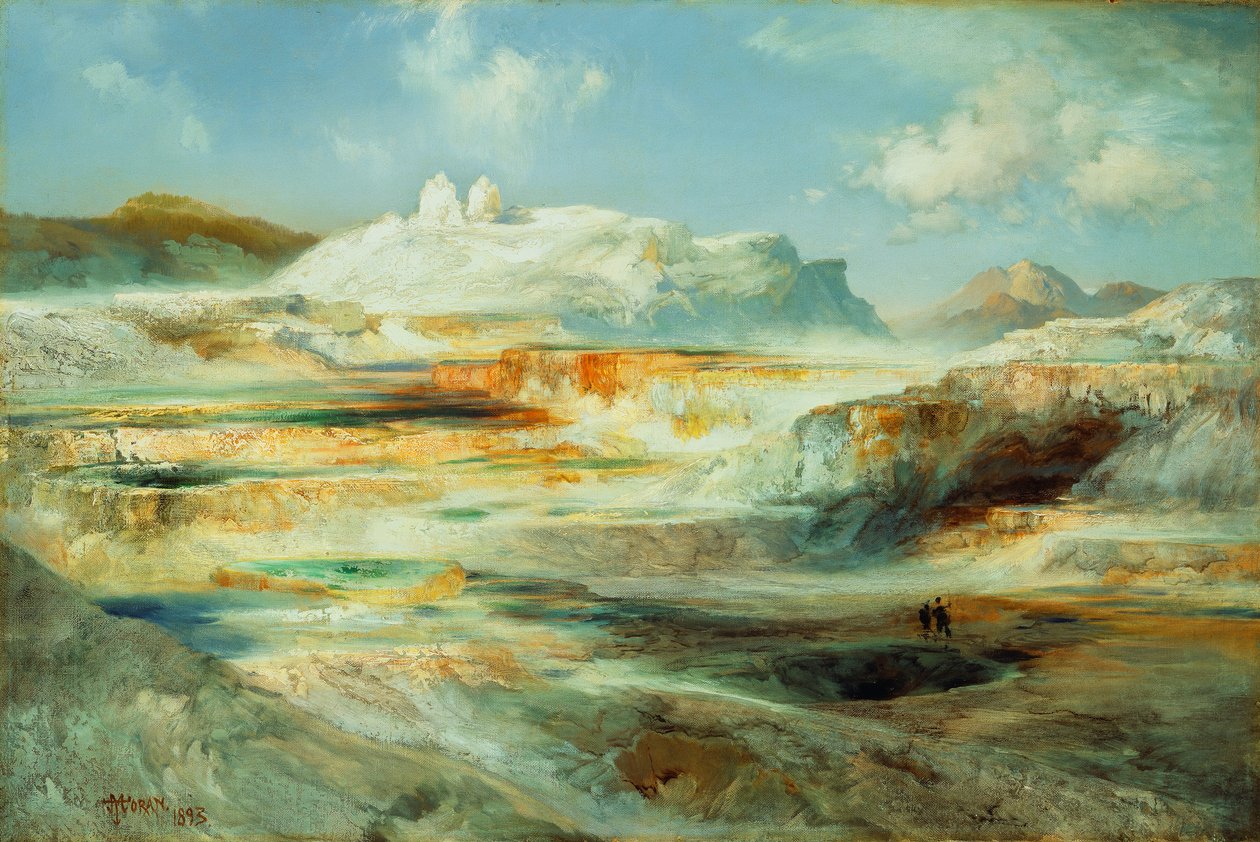 Jupiter Terrace, Yellowstone, 1893 af Thomas Moran