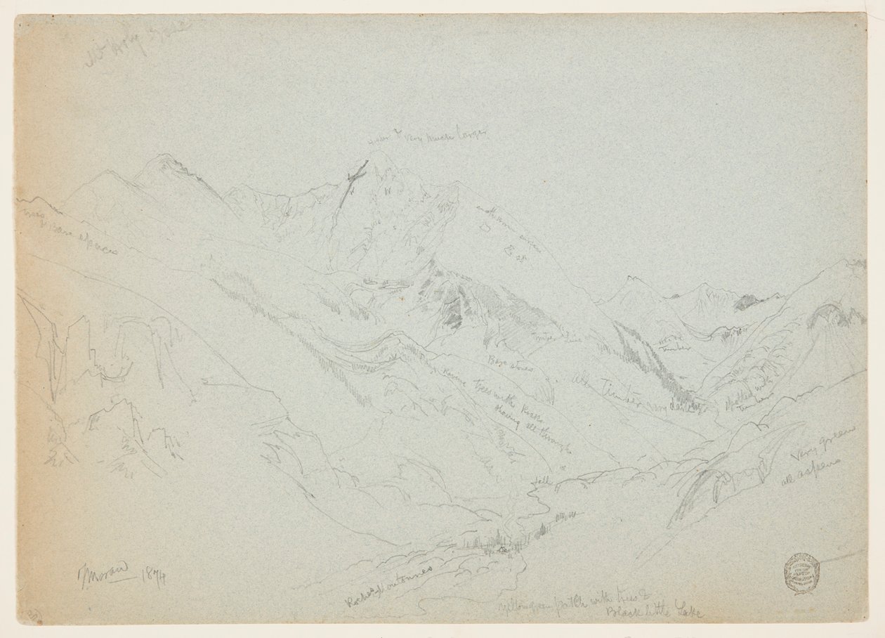Mount Hellig Kors af Thomas Moran