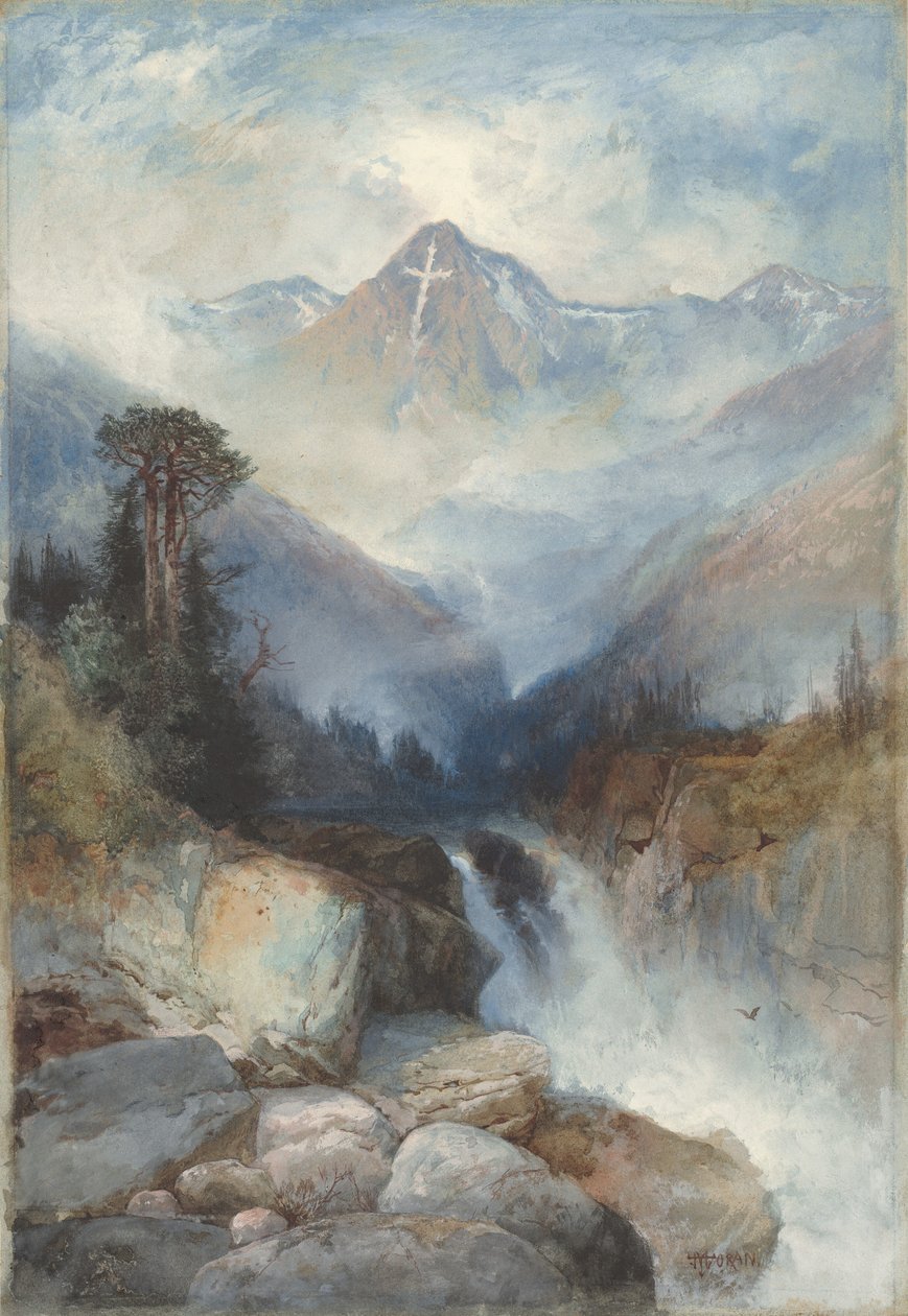 Det Hellige Kors Bjerg af Thomas Moran
