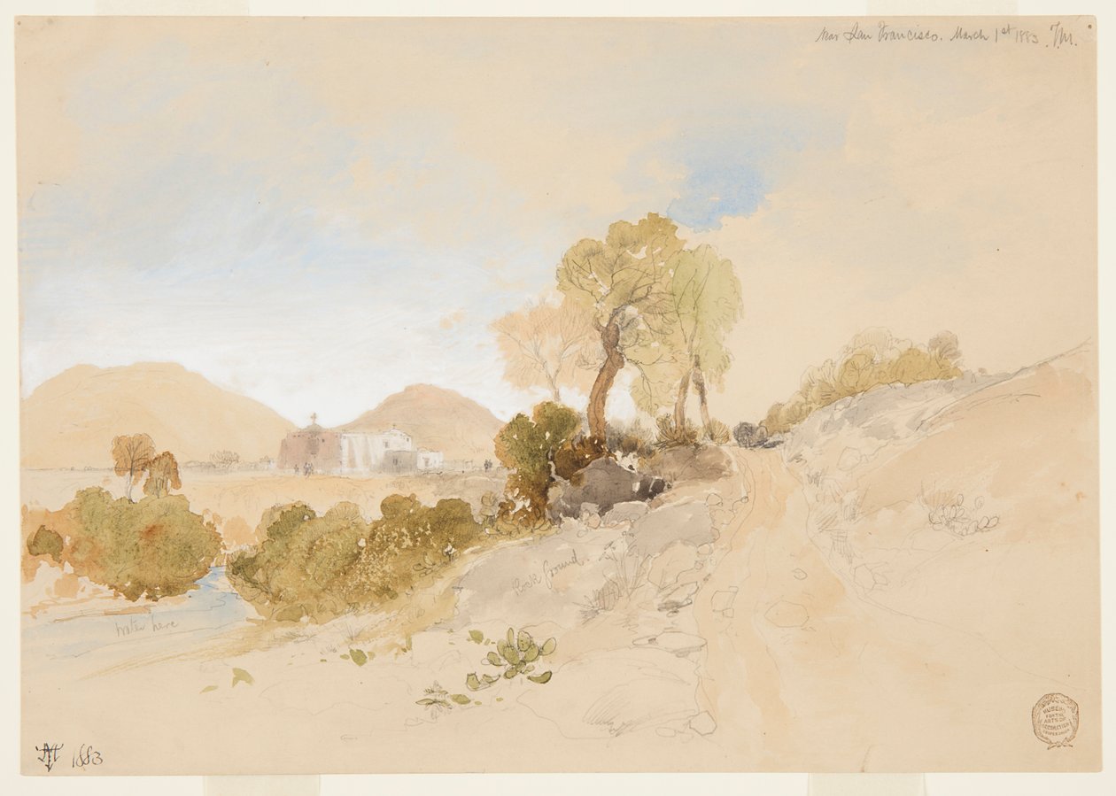I nærheden af San Francisco, Mexico af Thomas Moran
