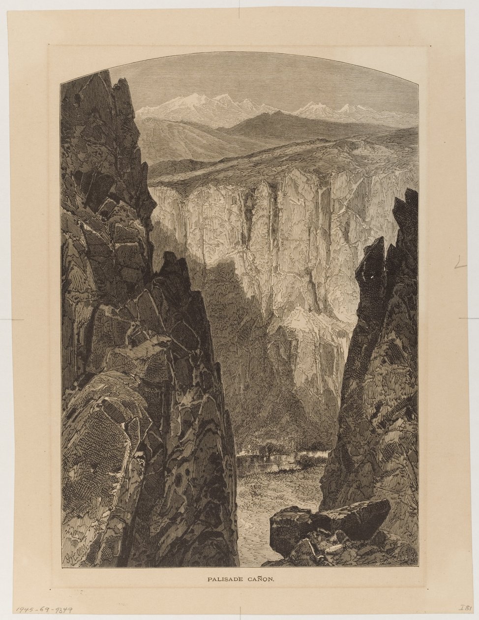 Palisade-kløften af Thomas Moran