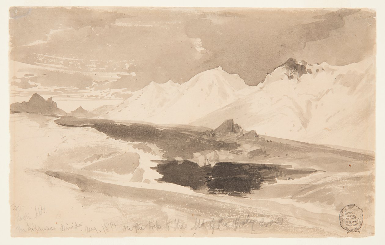 Arkansas Divide af Thomas Moran