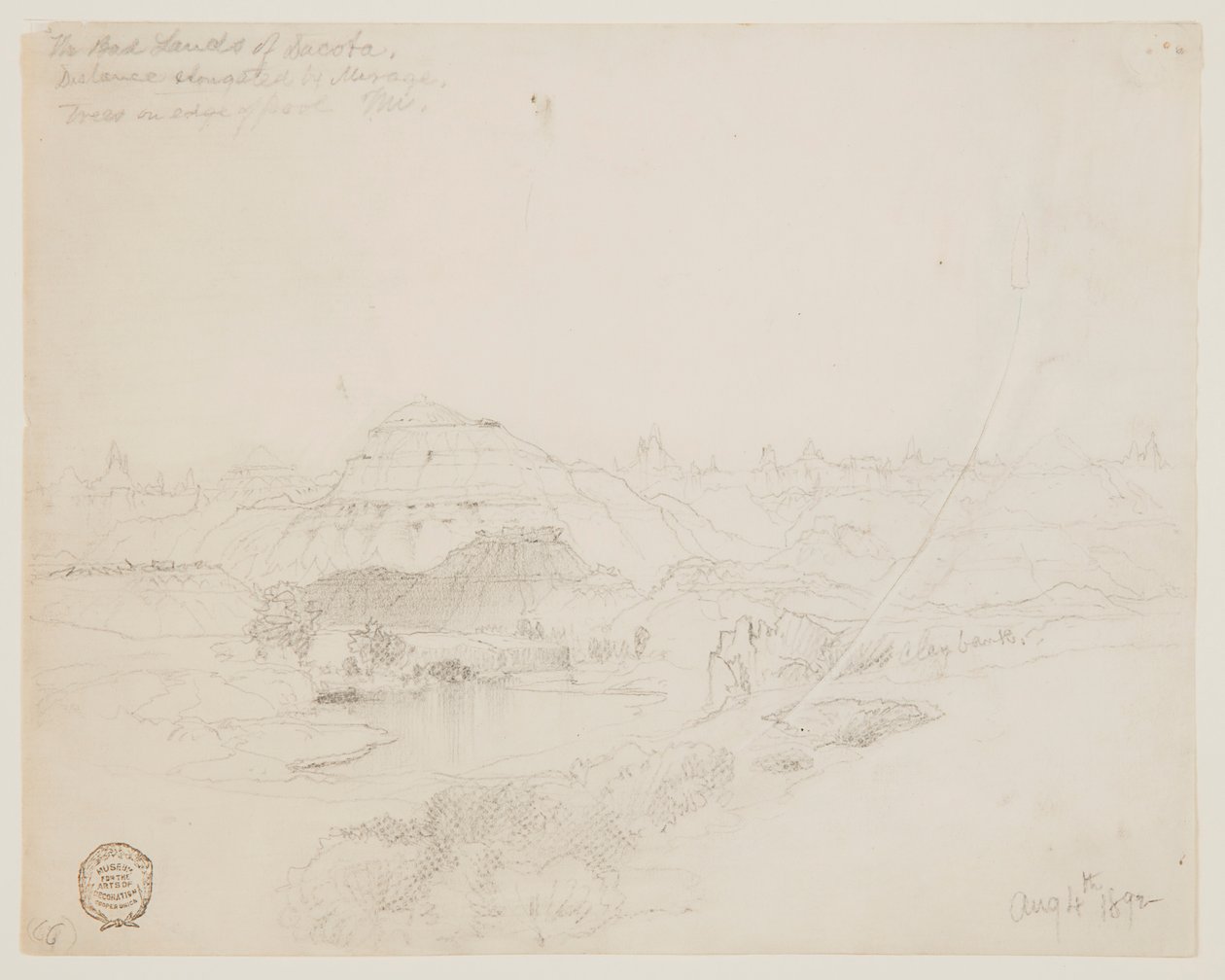De dårlige lande i Dakota af Thomas Moran