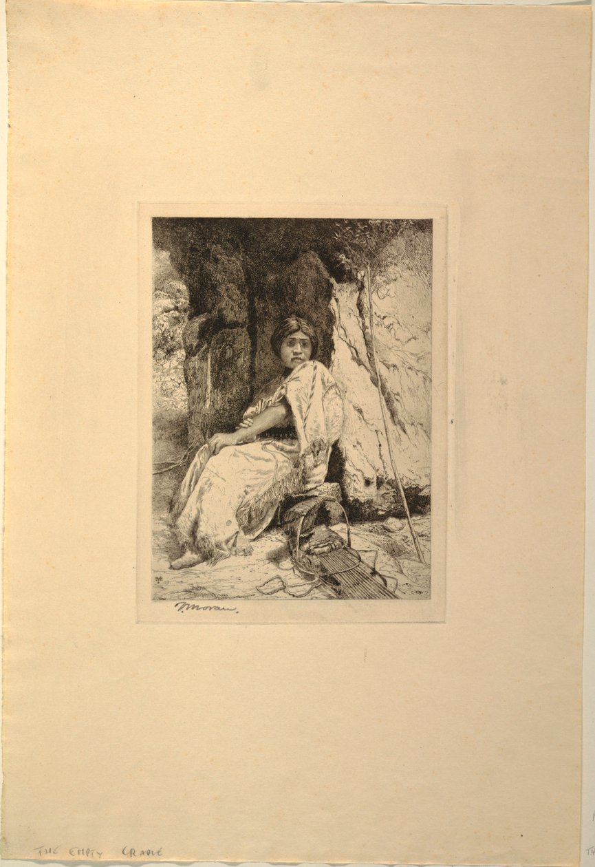 Den tomme vugge af Thomas Moran