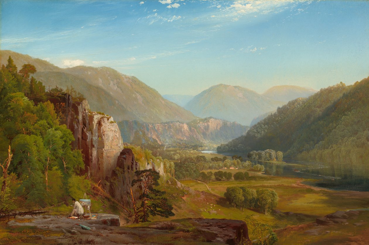 Juniataen, aften af Thomas Moran