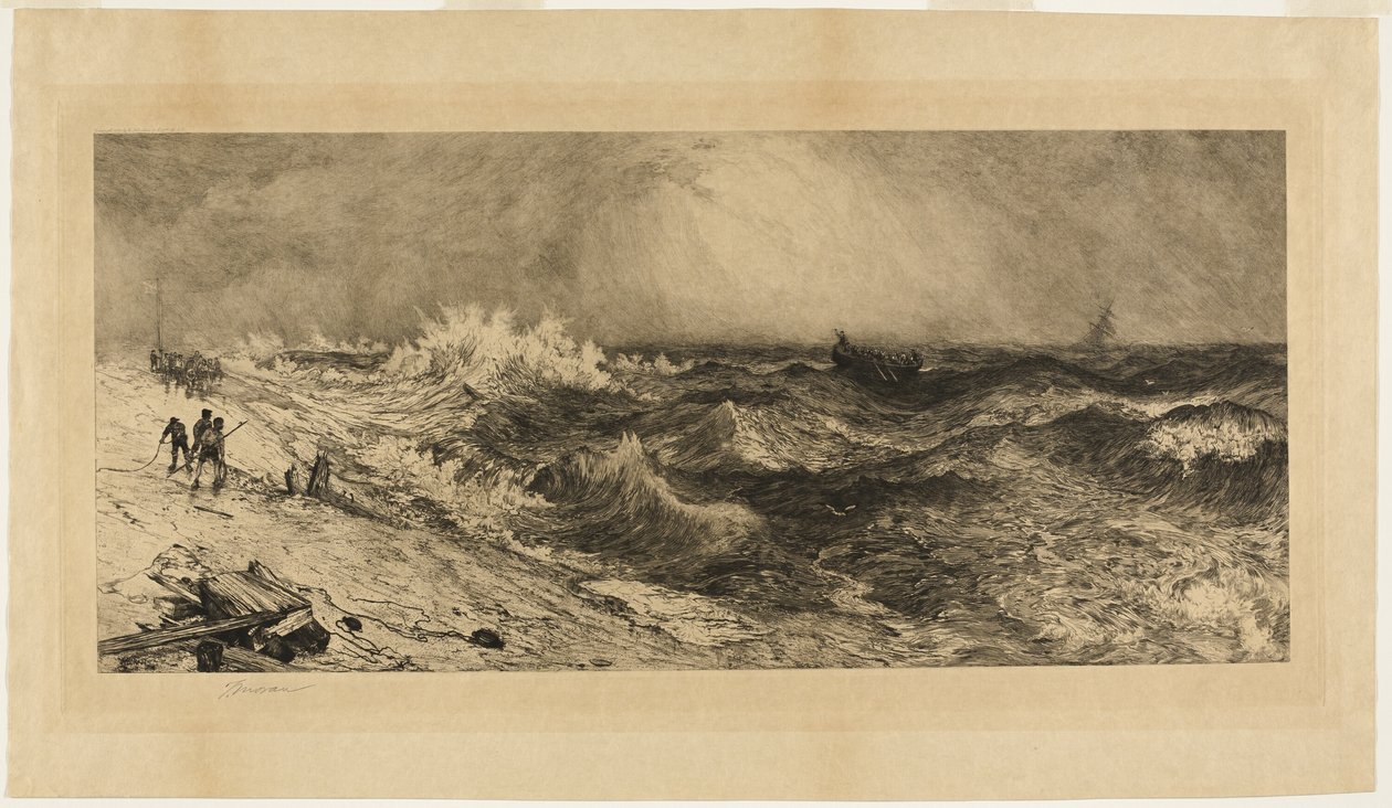 Det rungende hav af Thomas Moran