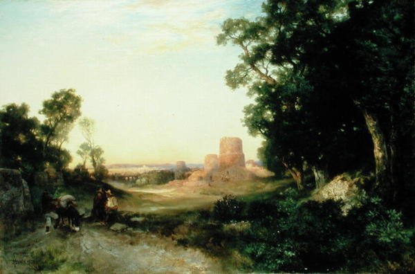 Tula, den gamle hovedstad i Mexico af Thomas Moran