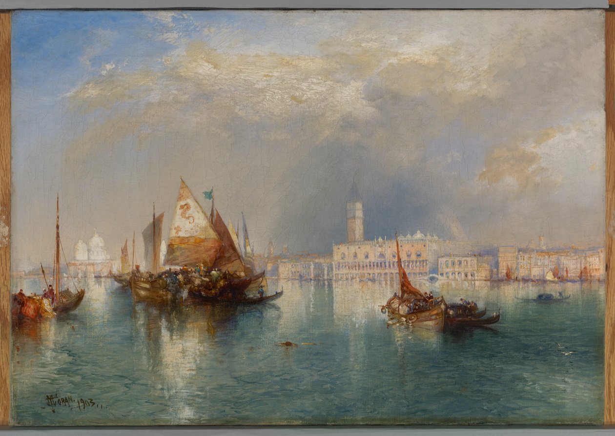 Venedig af Thomas Moran