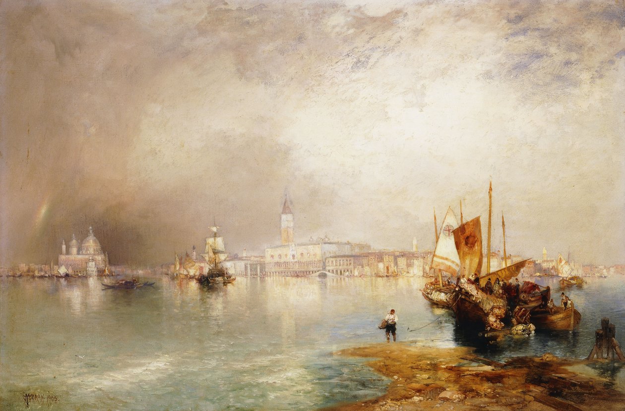 Venedig, 1905 af Thomas Moran