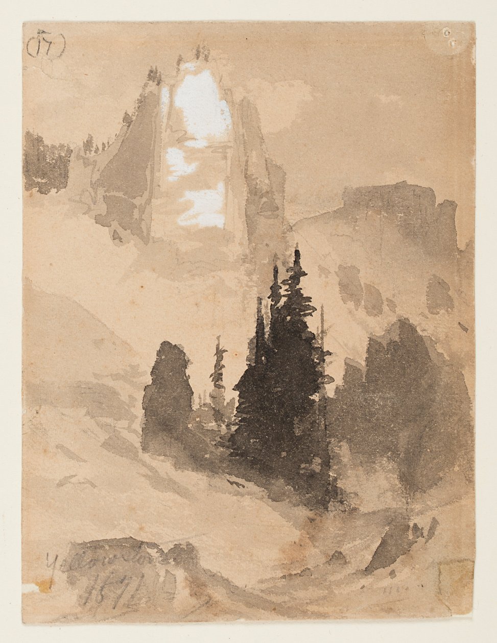 Yellowstone af Thomas Moran