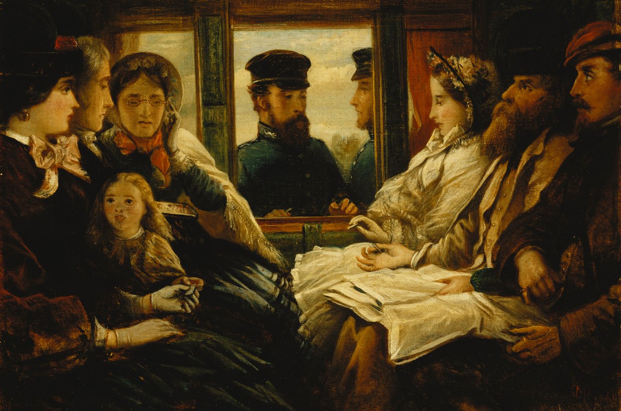 Rejsende Present 1860 "Billetter venligst", 1861 af Thomas Musgrave Joy