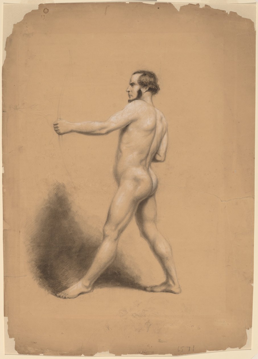 Archer, nøgenstudie af Thomas Nast