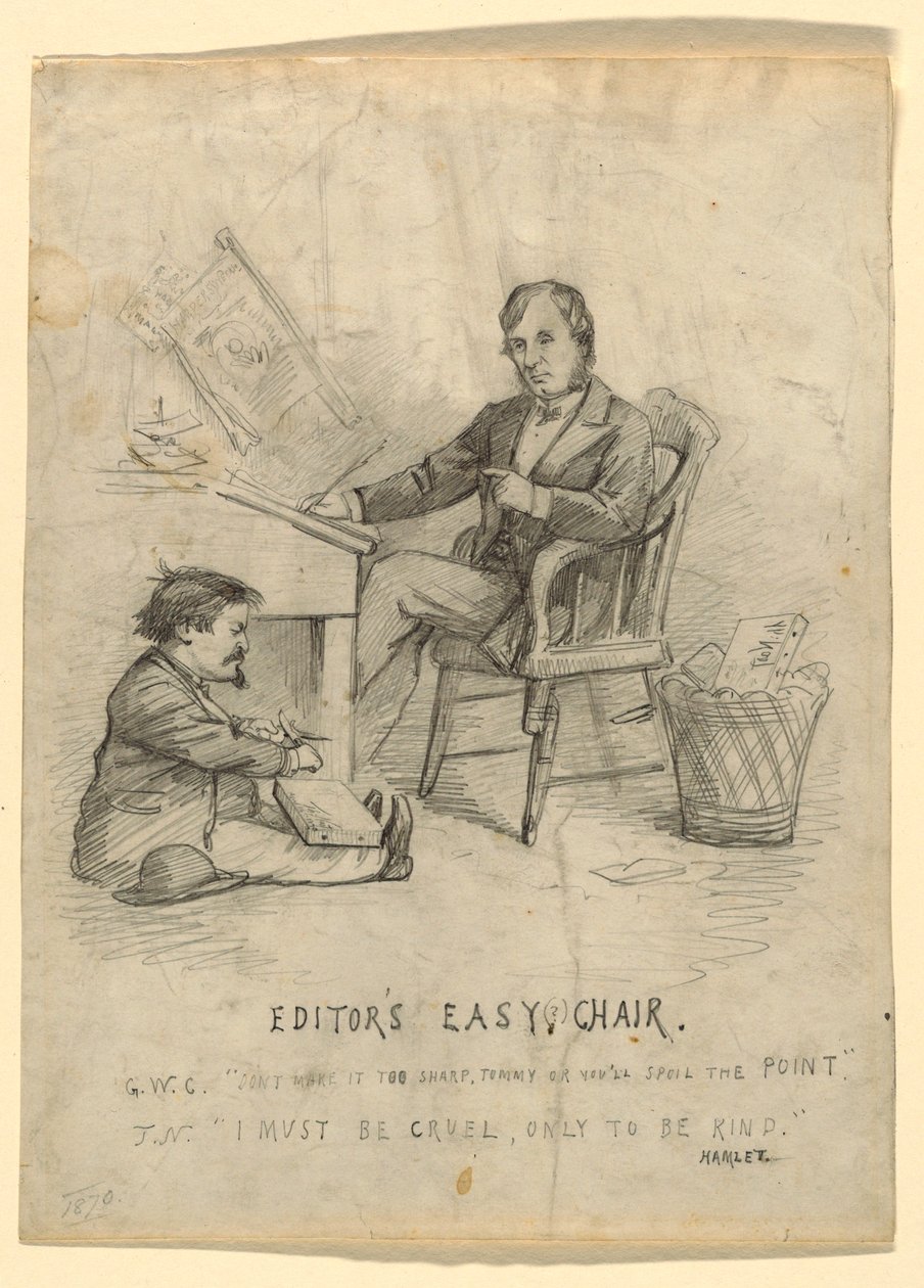 Tegning (USA), 1870 af Thomas Nast