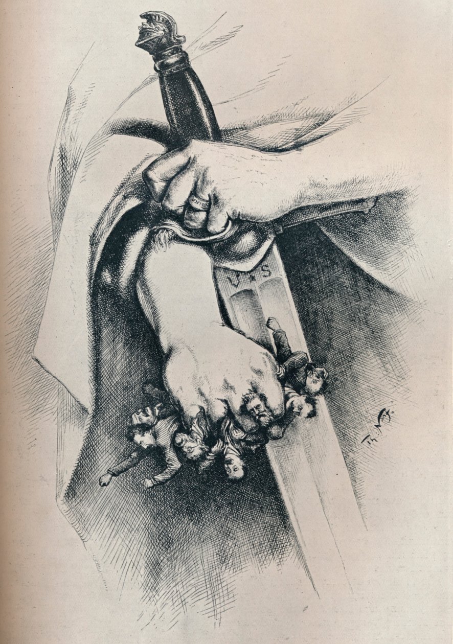 Frihed er ikke anarki, 1886, 1929 af Thomas Nast