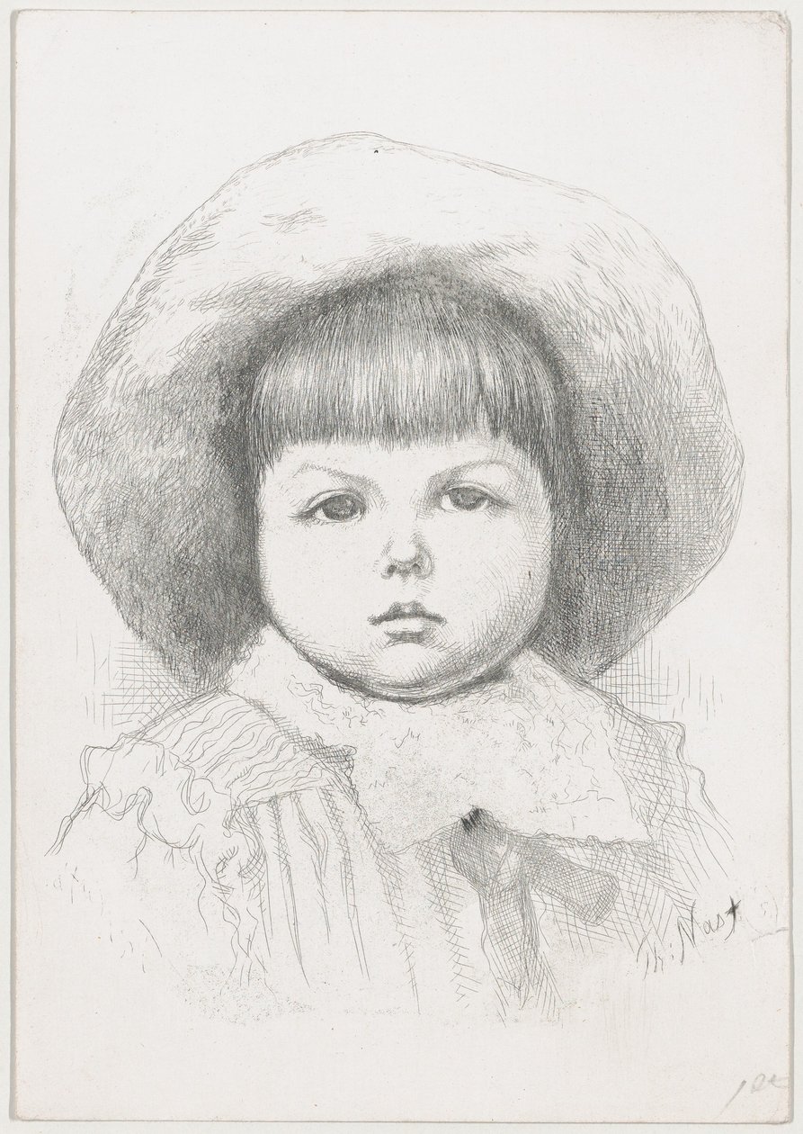 Portræt af et barn Cyril Nast, efter 1879., efter 1879. af Thomas Nast