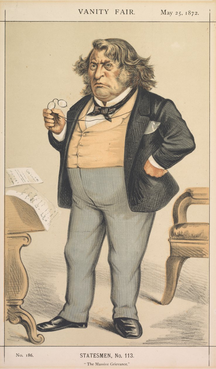 Vanity Fair: Statesman, nr. 113 "The Massive Grievance" af Thomas Nast