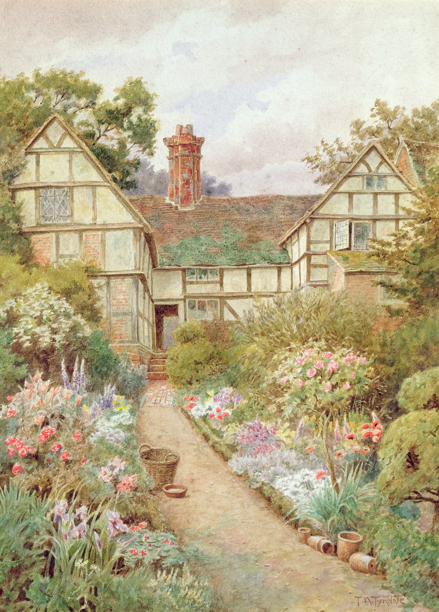 Cottage Garden af Thomas Nicholson Tyndale