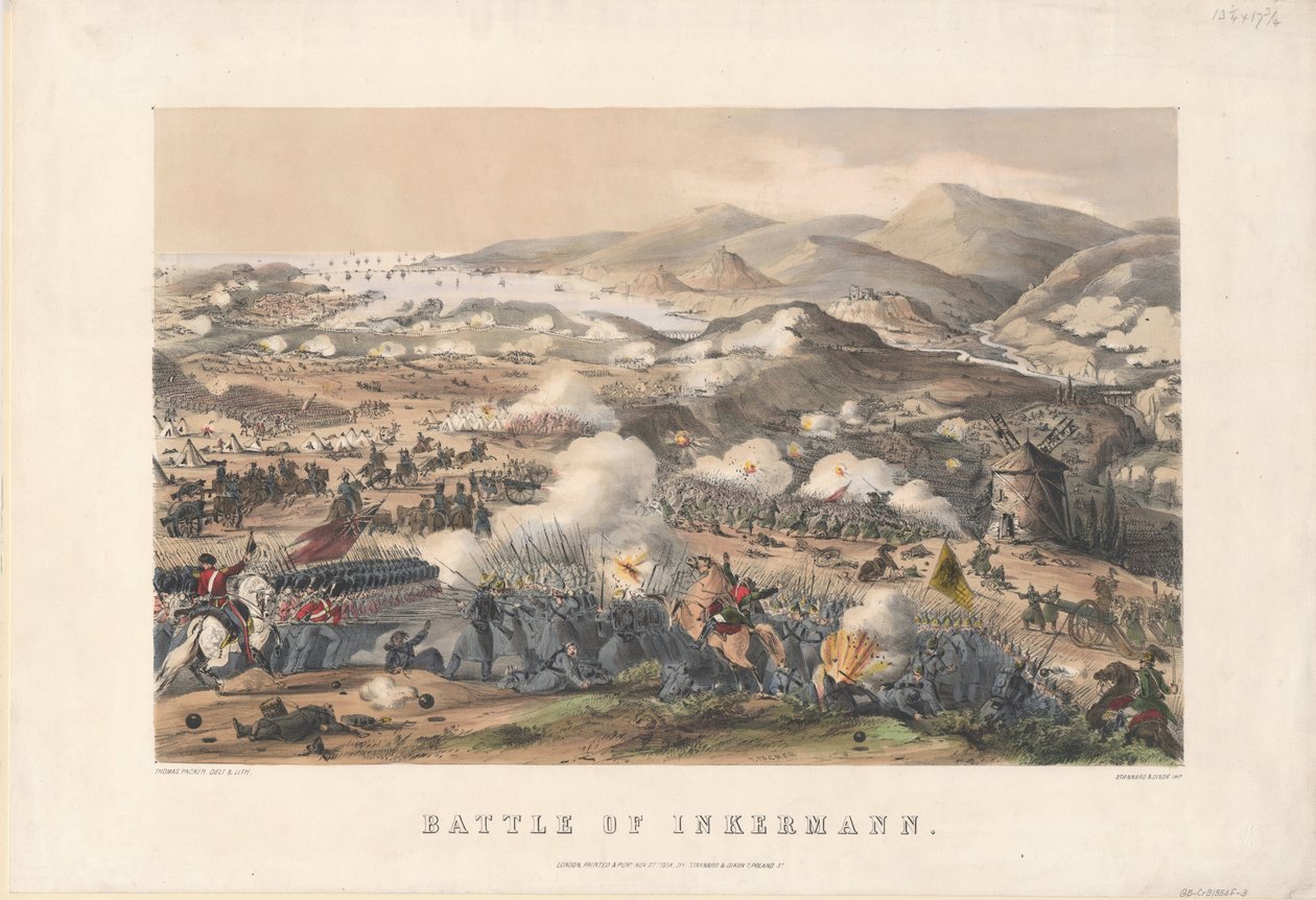Slaget ved Inkerman den 5. november 1854, 1854 af Thomas Packer