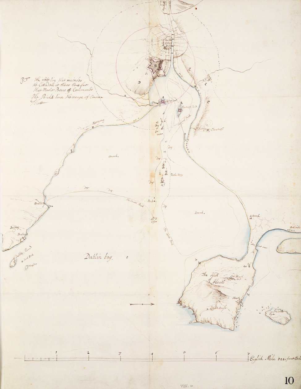 En ruff draght af Dublin Bay af Thomas Phillips