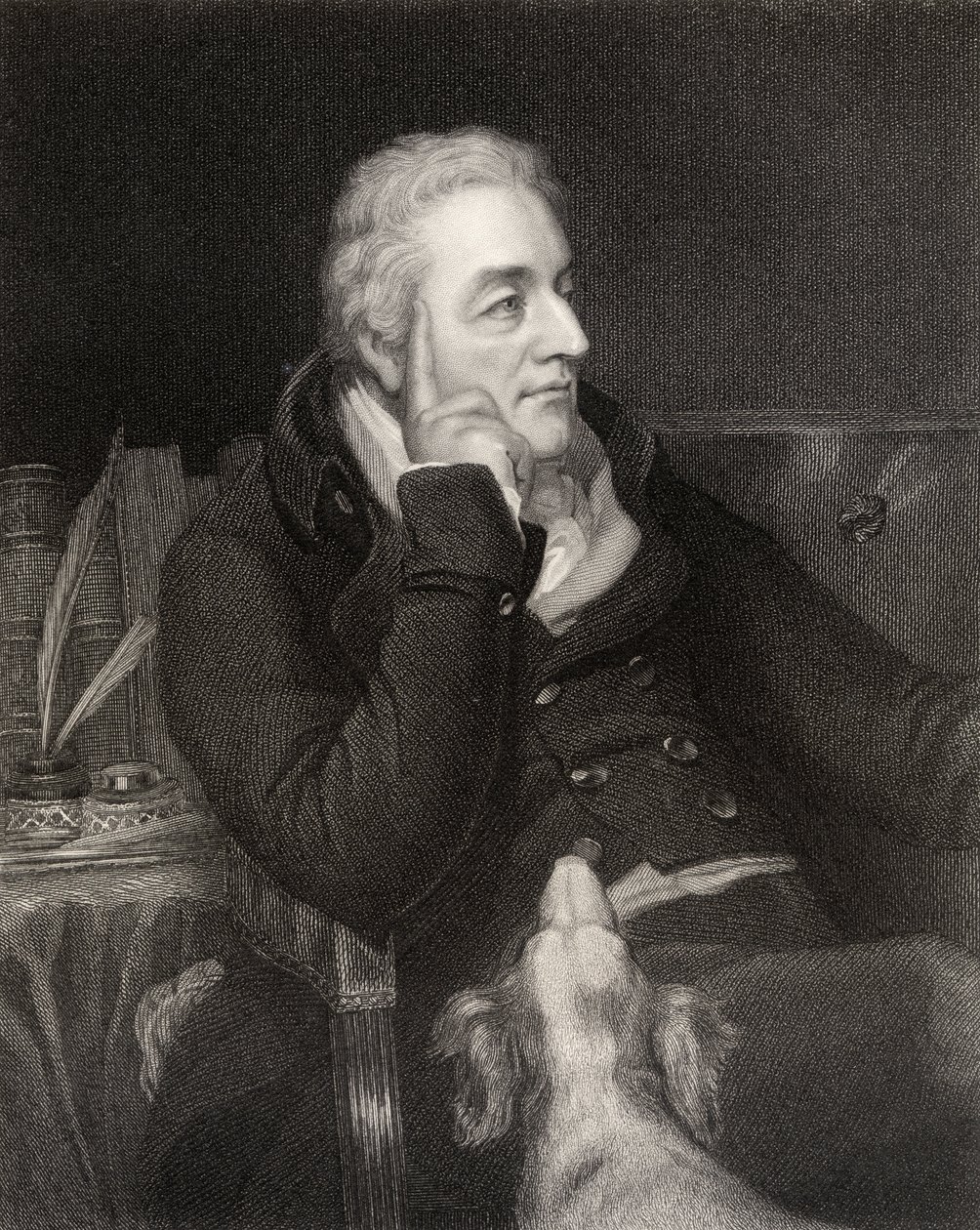 George Wyndham, 3. jarl af Egremont, graveret af H.R. Cook (fl.1813-1847), fra 