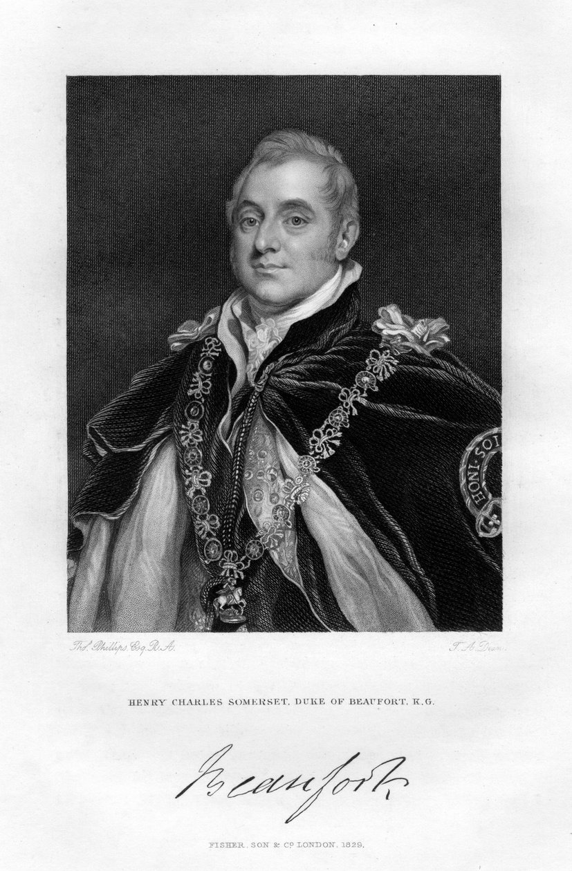 Henry Charles Somerset, hertug af Beaufort, 1829 af Thomas Phillips