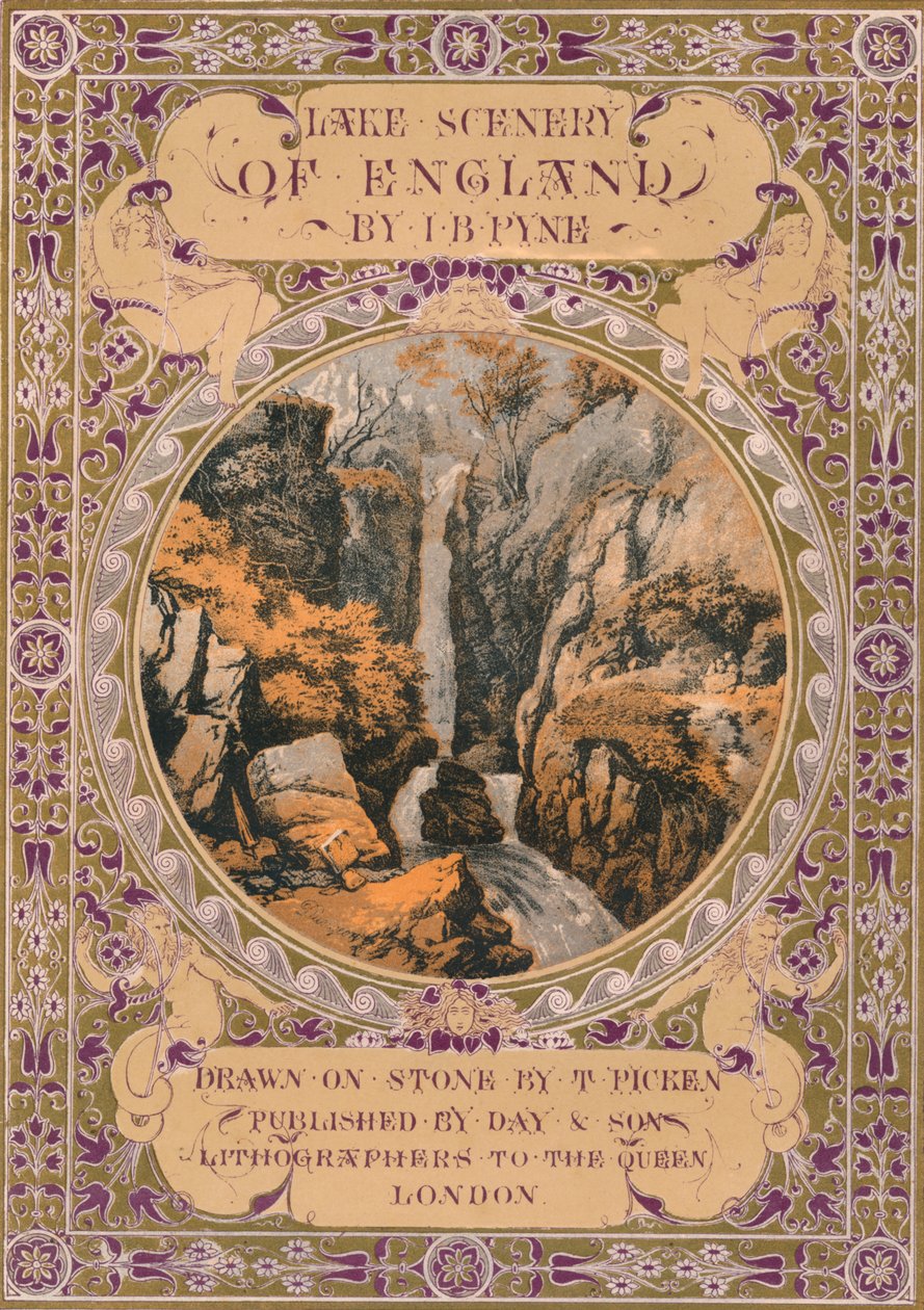 Frontispice til Lake Scenery of England af J. B. Pyne, 1850