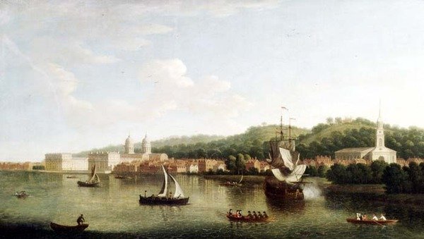 Udsigt over Greenwich af Thomas Priest