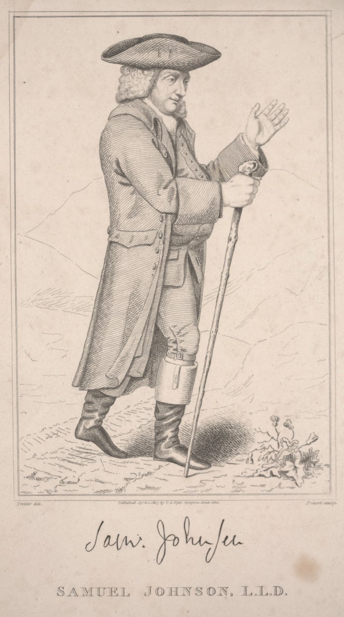 Samuel Johnson, På hans højlandsturné i 1773 af Thomas Priscott
