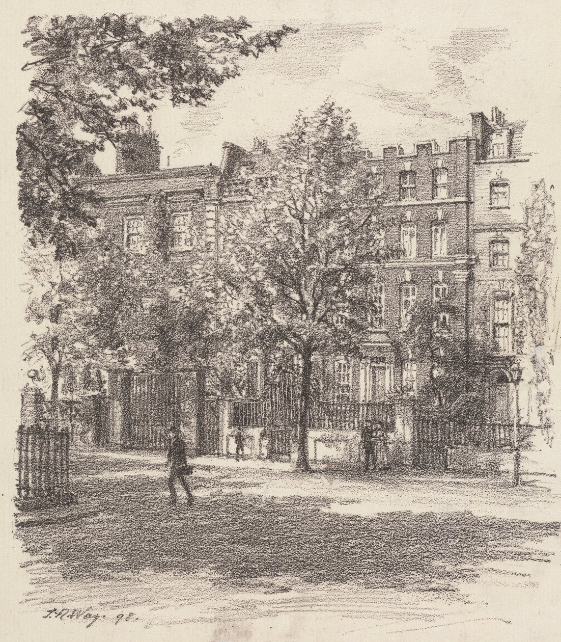 No.4 Cheyne Walk, Chelsea af Thomas Robert Way