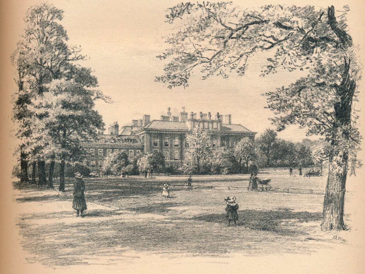 Sydfronten af Kensington Palace, 1902 af Thomas Robert Way