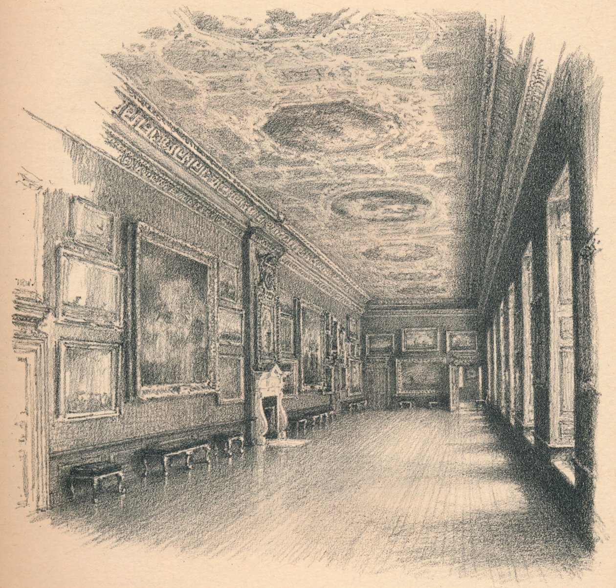Kings Gallery, Kensington Palace, 1902 af Thomas Robert Way