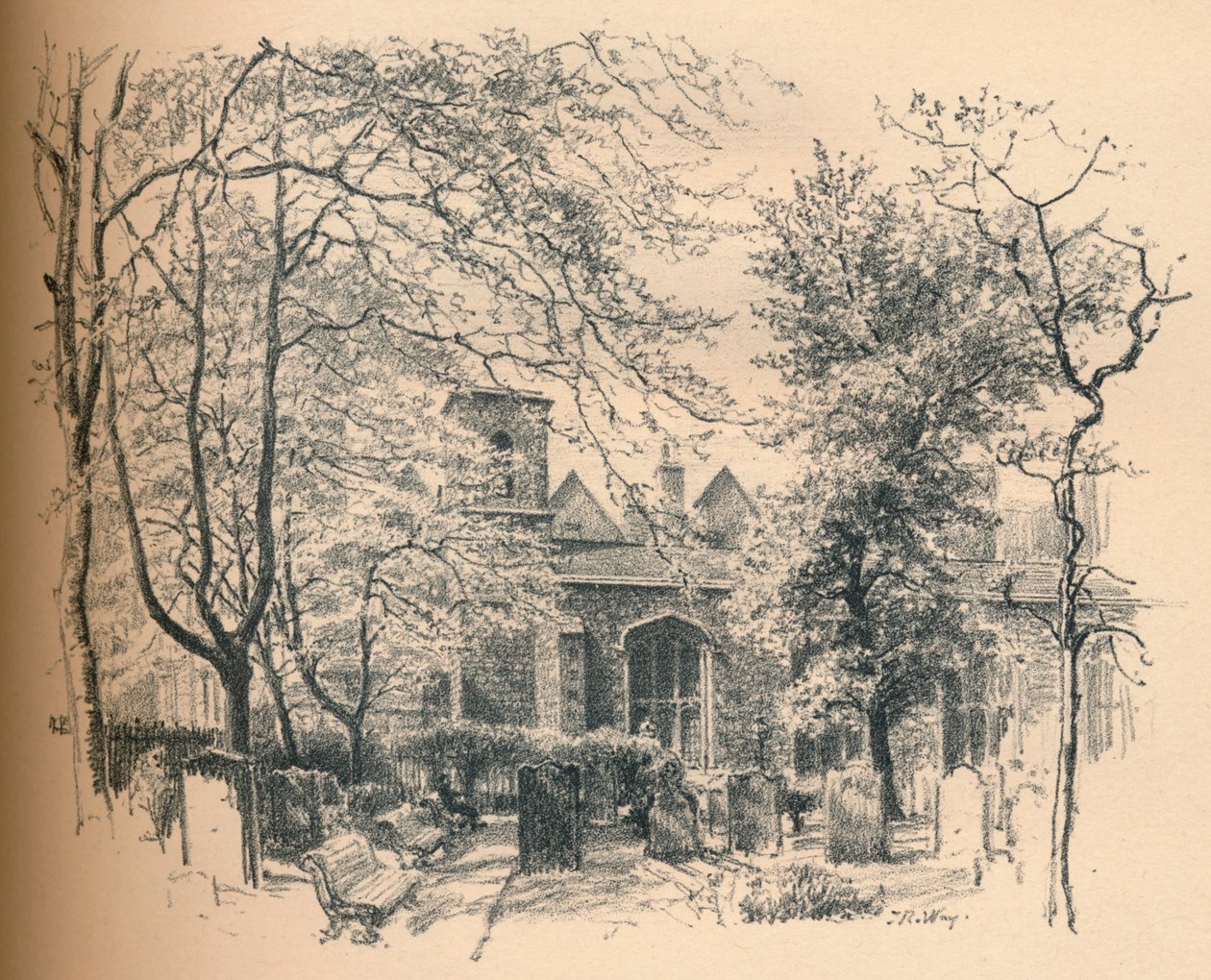 Det Kongelige Kapel, Savoy Palace, 1902 af Thomas Robert Way