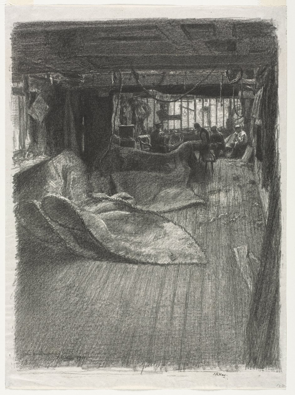 Sejlmagerloftet, 1911. af Thomas Robert Way