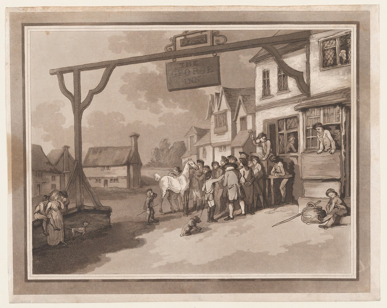 Crawley An Excursion to Brighthelmstone, 1. juni 1790., 1. juni 1790. Skabere: Thomas Rowlandson, Samuel Alken. af Thomas Rowlandson, Samuel Alken