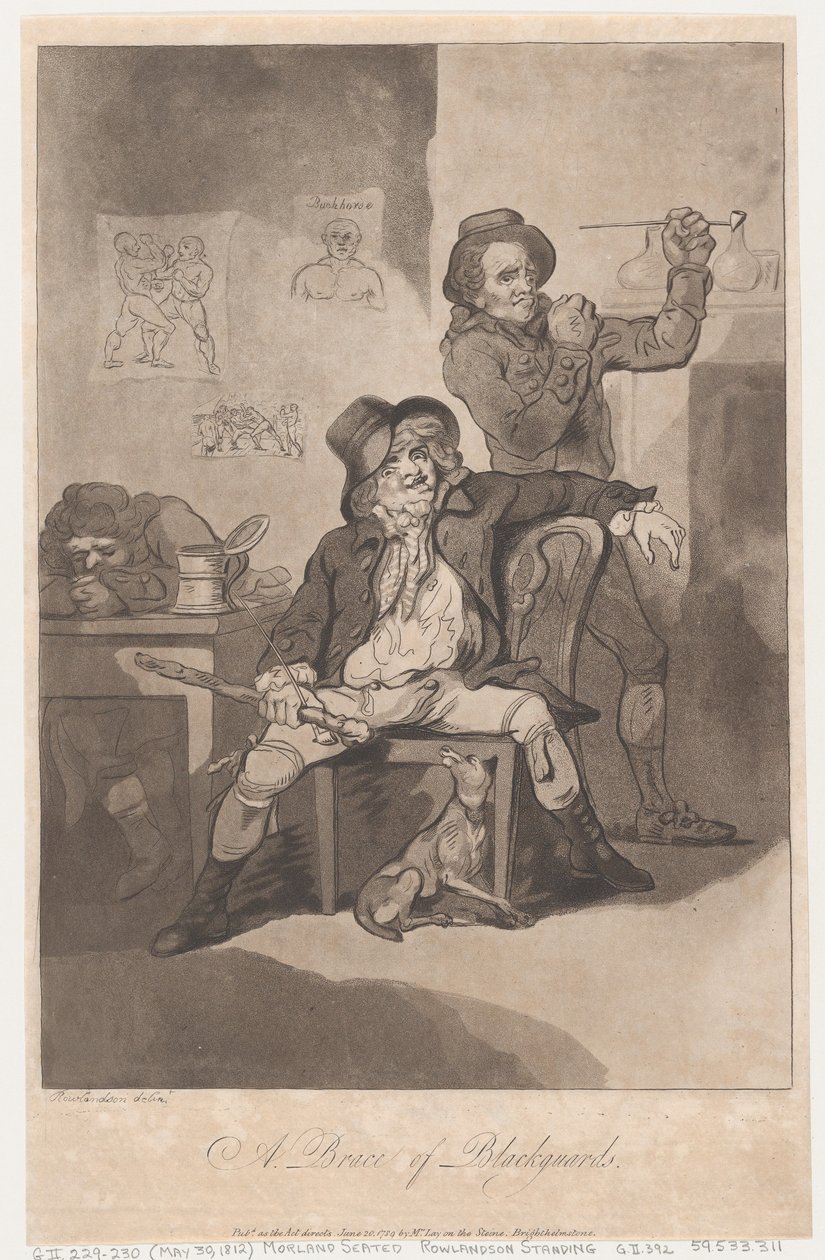A Brace of Blackguards, 20. juni 1789., 20. juni 1789. af Thomas Rowlandson
