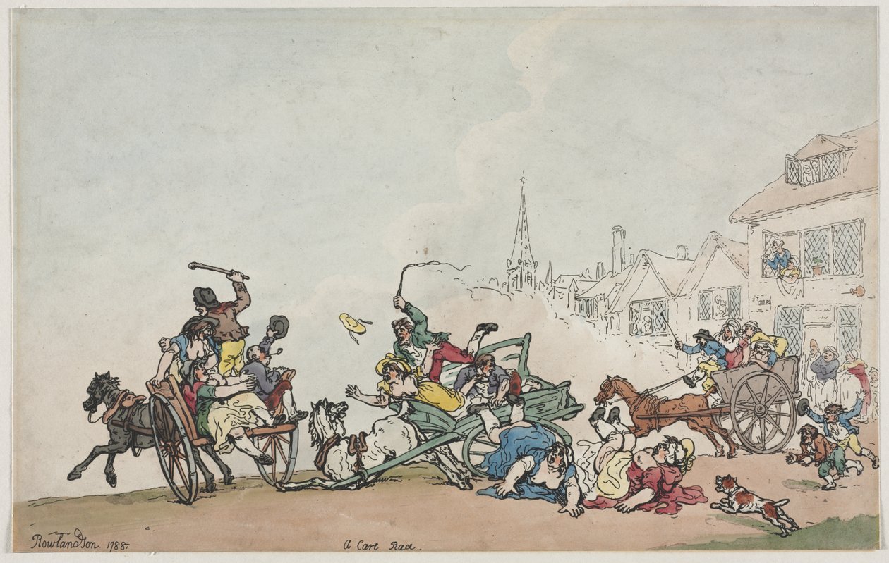 Et vognløb af Thomas Rowlandson
