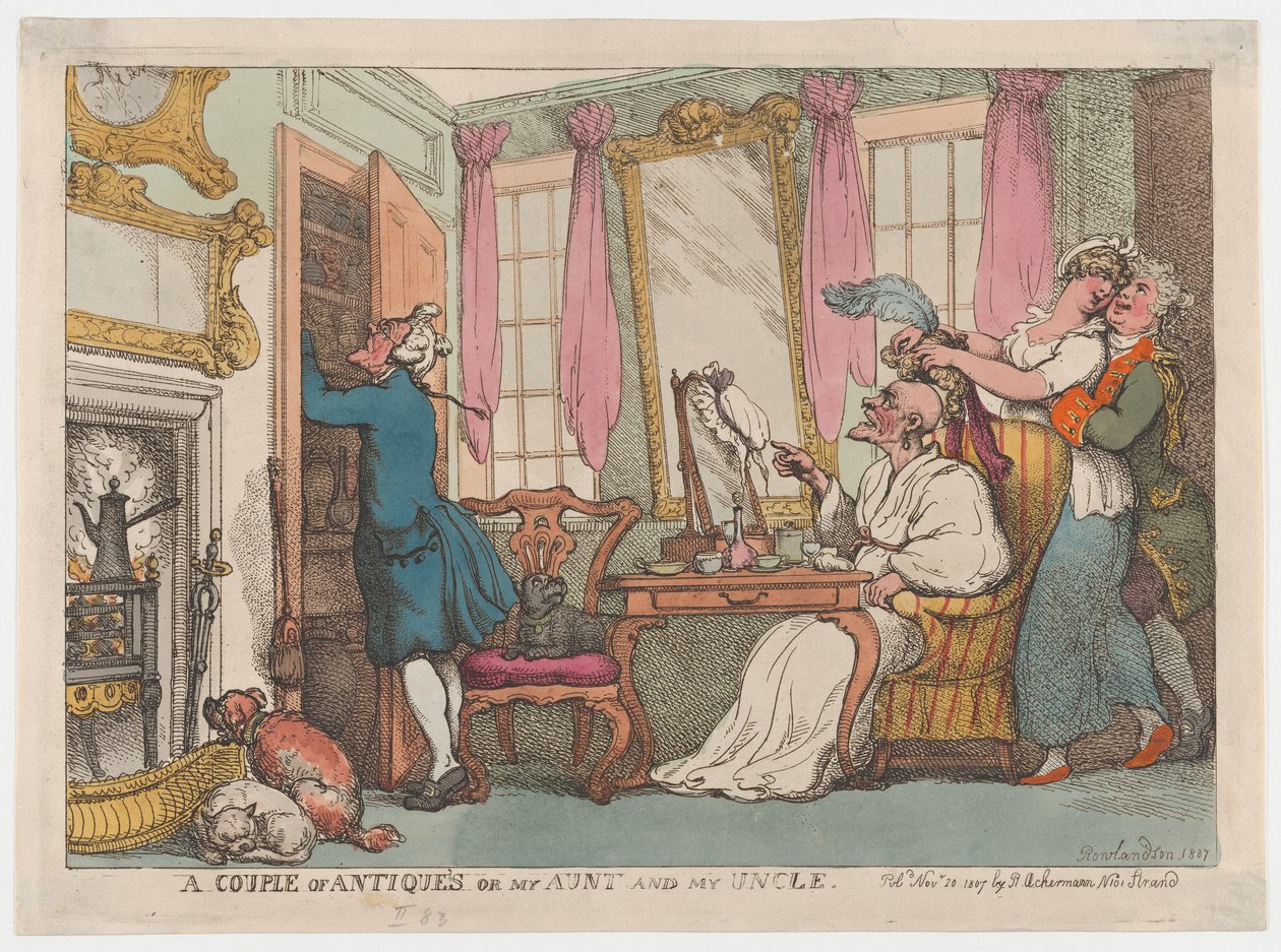 Et par antikviteter eller min tante og min onkel, 20. november 1807., 20. november 1807. af Thomas Rowlandson