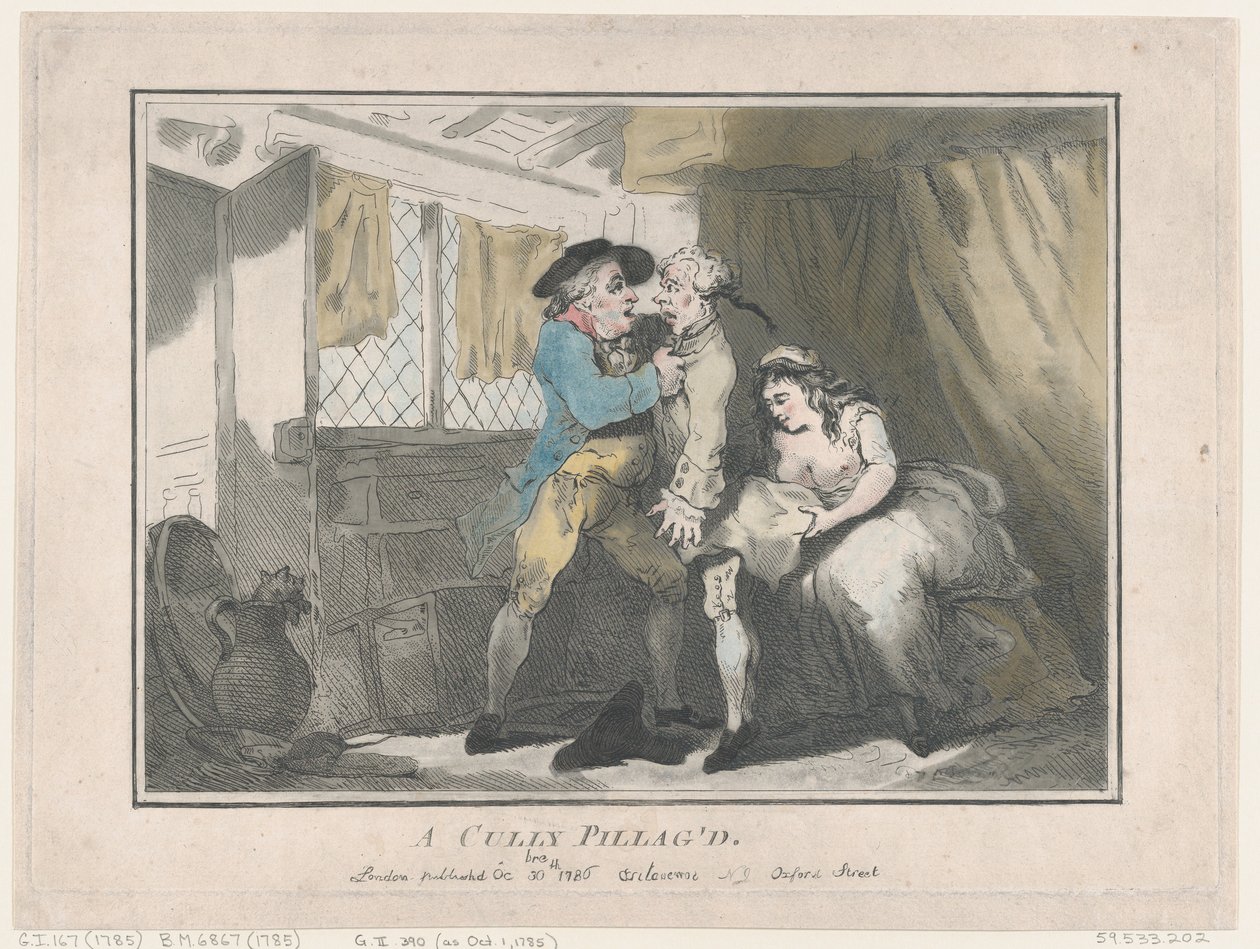 I Cully blev der plyndret af Thomas Rowlandson