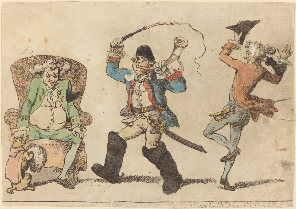 En franskmand i november af Thomas Rowlandson