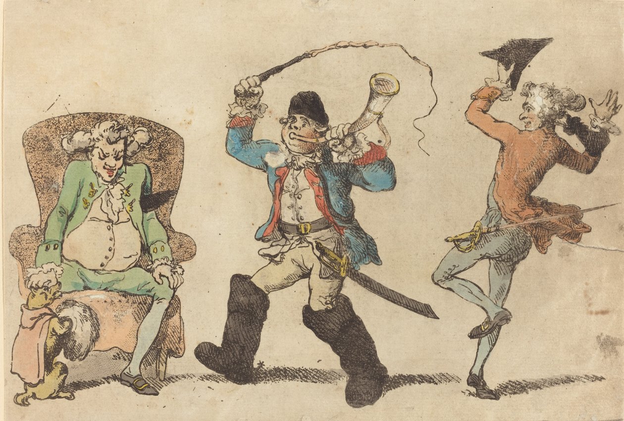 En franskmand i november 1788. af Thomas Rowlandson