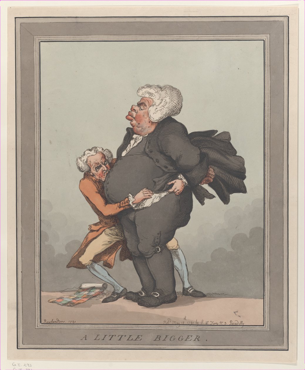 Lidt større, 18. maj 1791., 18. maj 1791. af Thomas Rowlandson