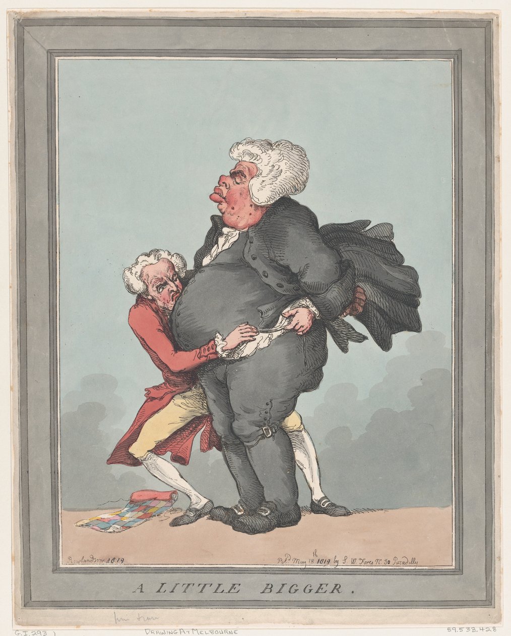 Lidt større, 18. maj 1819., 18. maj 1819. af Thomas Rowlandson