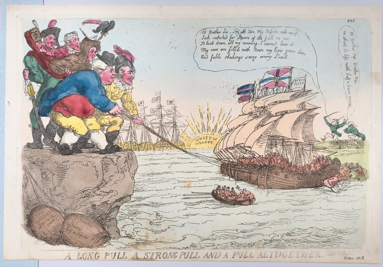 Et langt træk Et stærkt træk og et træk i alt, 25. november 1813., 25. november 1813. af Thomas Rowlandson