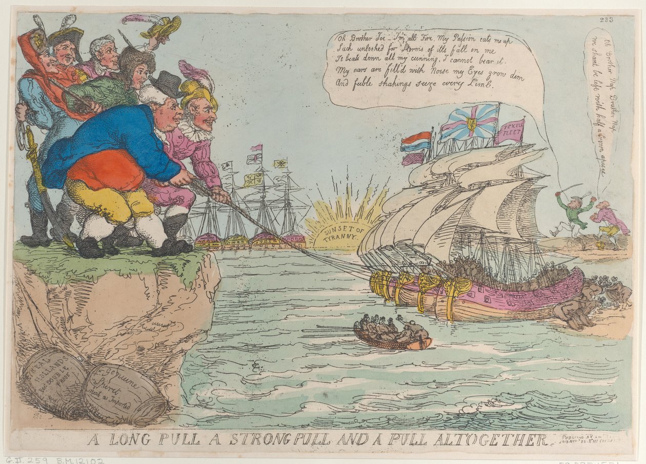Et langt træk Et stærkt træk og et træk i alt, 25. november 1813., 25. november 1813. af Thomas Rowlandson