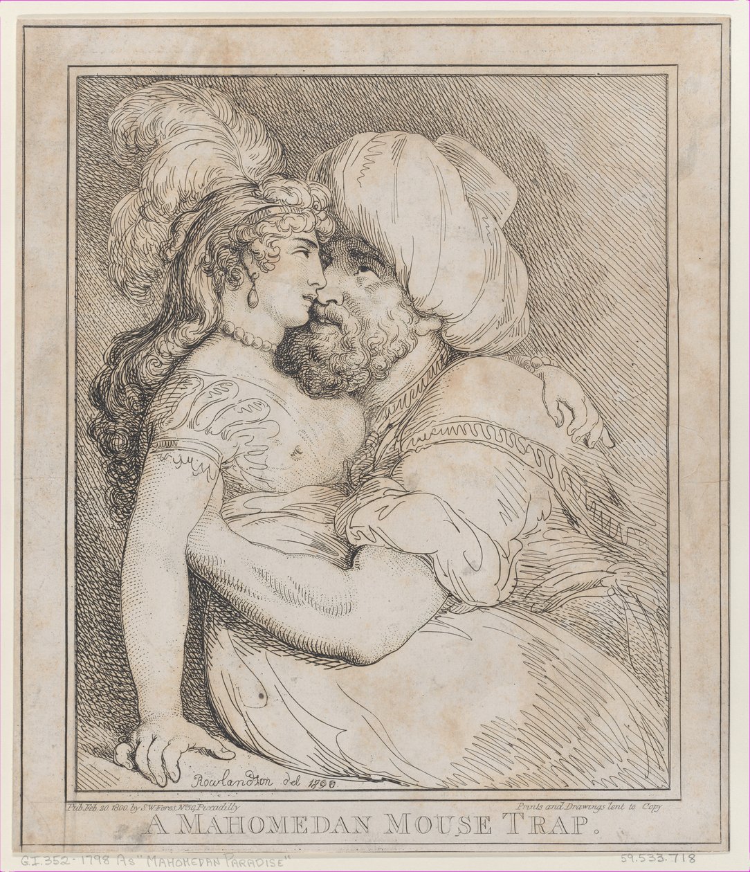 En mahomedan-musefælde, 20. februar 1800., 20. februar 1800. af Thomas Rowlandson