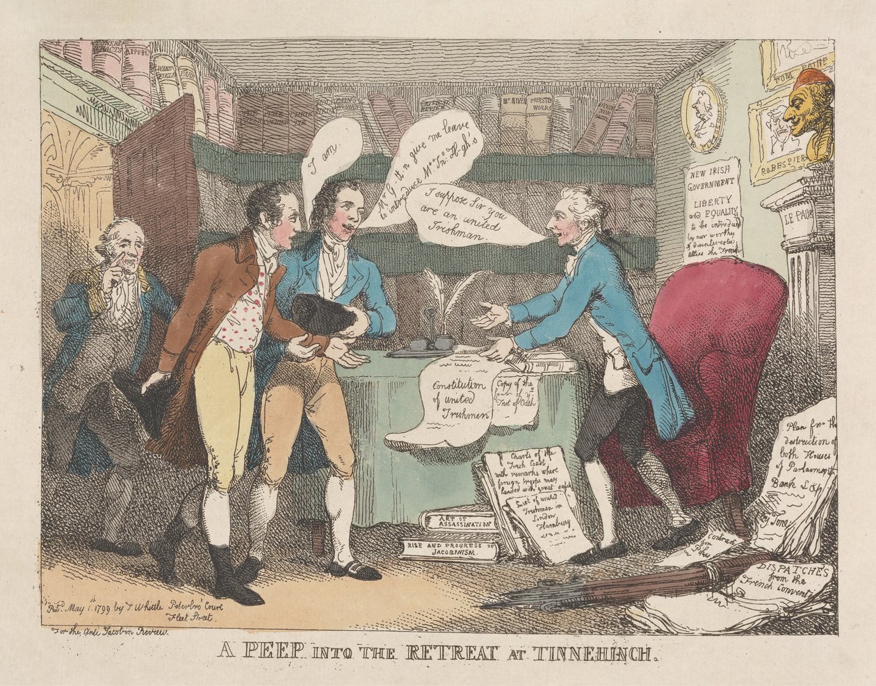 Et kig ind i feriecentret i Tinnehinch af Thomas Rowlandson