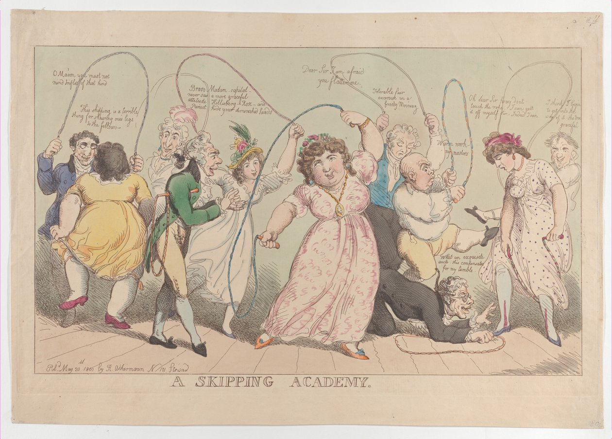 A Skipping Academy, 20. maj 1800., 20. maj 1800. af Thomas Rowlandson