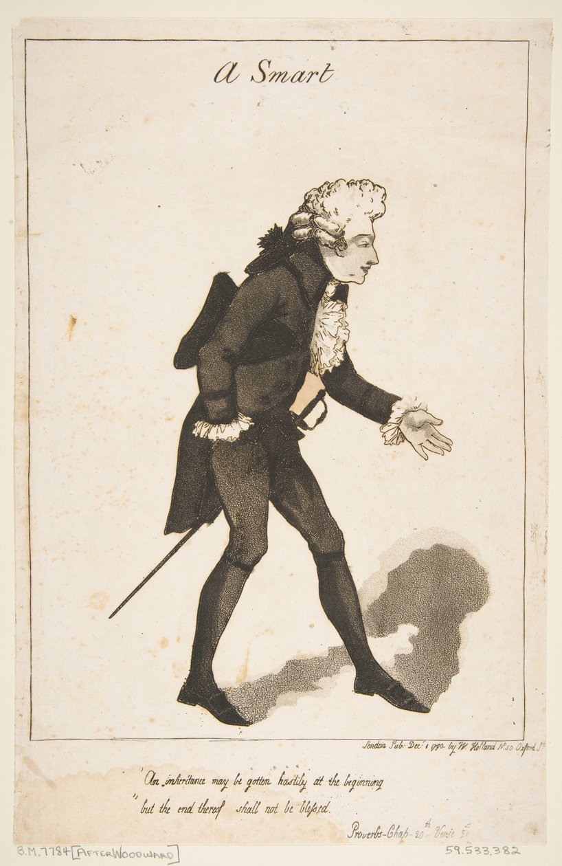 A Smart, 1. december 1790. af Thomas Rowlandson